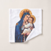 我々のレディ・オブ・山・カーメル バスタオルセット (ウォッシュタオル)