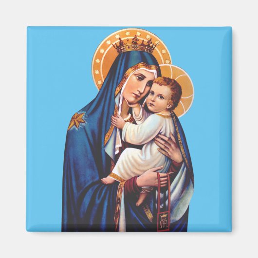 我々のレディ・オブ・山・カーメル マグネット (正面)