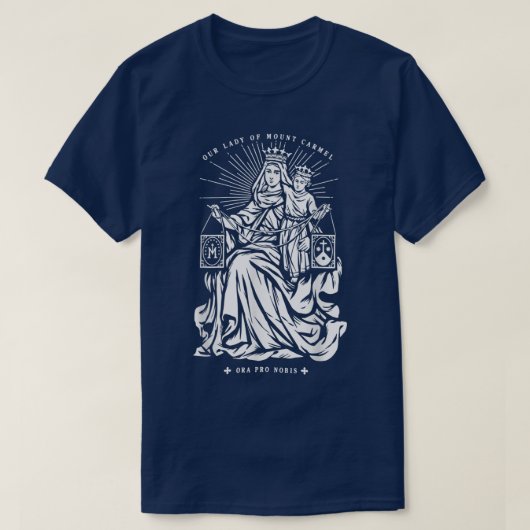 我々のレディ・オブ・山・カーメル Tシャツ (デザイン正面)