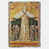 我々のレディ・ヴァージン・オブ・慈悲の修道女はマントルの下に スローブランケット (正面縦)