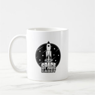 我々のレトロロケットとスタイルで爆発する コーヒーマグカップ