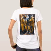 我々のロボット・イーグルで飛行力を解放 Tシャツ (裏面)