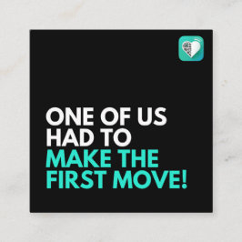 我々の一人が最初に動かなければならなかった スクエア名刺