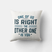 我々の一人は正しいもう一人は君 クッション (裏面)