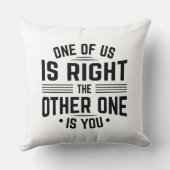 我々の一人は正しいもう一人は君 クッション (裏面)