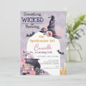 我々の不気味な女の子ハロウィーン誕生日 招待状 (スタンド正面)