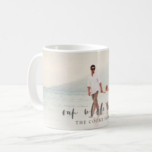 我々の世界全体 コーヒーマグカップ (正面左)