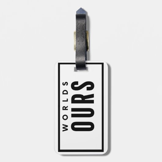 我々の世界 ラゲッジタグ (裏面縦)