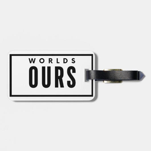 我々の世界 ラゲッジタグ (裏面横)