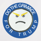 我々の人々はトランプ ラベル (デザイン2)