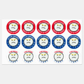 我々の人々はトランプ ラベル (シート)