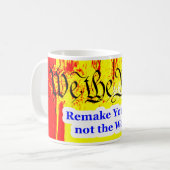 我々の人々は博物館ザズルギを自分自身を作り直す コーヒーマグカップ (正面左)