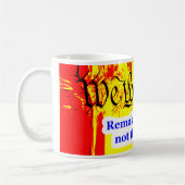 我々の人々は博物館ザズルギを自分自身を作り直す コーヒーマグカップ (左)