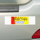 我々の人々は博物館ザズルギを自分自身を作り直す バンパーステッカー (車上)