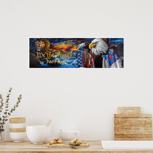 我々の人々は完全に繰り返絵画す ポスター (キッチン)