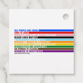 我々の価値観はメッセージカード フェイバータグ (裏面)