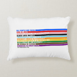 我々の価値観は枕だ アクセントクッション