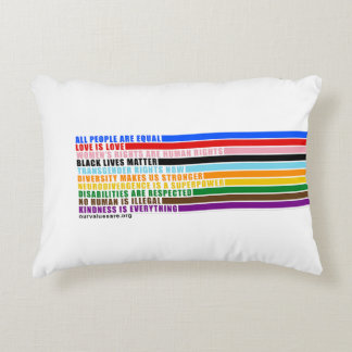 我々の価値観は枕だ アクセントクッション