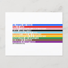 我々の価値観は ポストカード