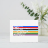 我々の価値観は ポストカード (スタンド正面)