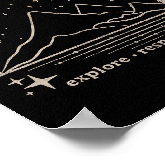 我々の保護国公園グラフィックアンチTruに抵抗 ポスター (角)