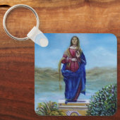 我々の光の女性マドンナ無垢な概念 キーホルダー (正面)