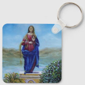 我々の光の女性マドンナ無垢な概念 キーホルダー (裏面)