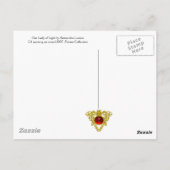 我々の光の女性マドンナ無垢な概念 ポストカード (裏面)