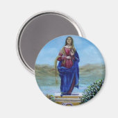 我々の光の女性マドンナ無垢な概念 マグネット (正面/裏面)