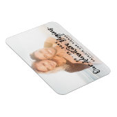 我々の冒険が始まる日付写真を保存 マグネット (右側)