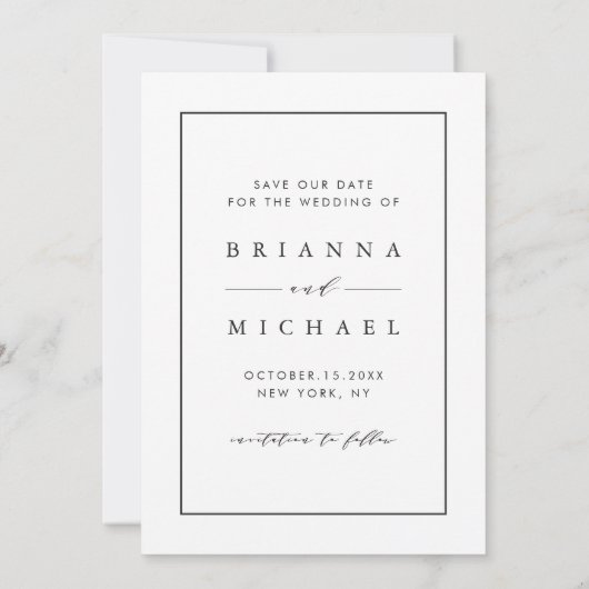 我々の冒険が始まる |の結婚写真 セーブザデート (裏面)