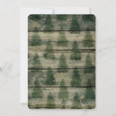 我々の冒険が始まる |フォレ素朴スト日付の保存 招待状 (裏面)