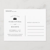 我々の冒険が始まる |写真の日付の保存 案内ポストカード (裏面)