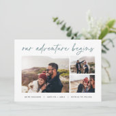 我々の冒険が始まる |写真数々の婚約 案内状 (スタンド正面)