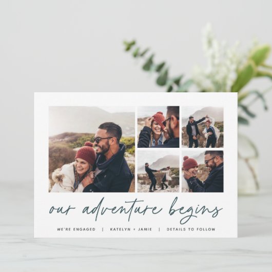 我々の冒険が始まる |写真数々の婚約Anno 案内状 (スタンド正面)