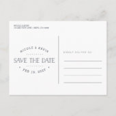 我々の冒険が始まる |日付の保存 案内ポストカード (裏面)