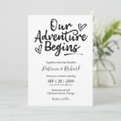 我々の冒険が始ま素朴結婚る 招待状 (スタンド正面)
