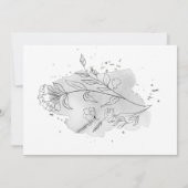 我々の冒険が開始する写真を保存する日付カード セーブザデート (裏面)