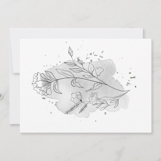 我々の冒険が開始する写真を保存する日付カード セーブザデート (裏面)