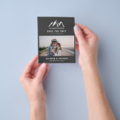 我々の冒険の始まりの予算は、日付を保存する チラシ (手)