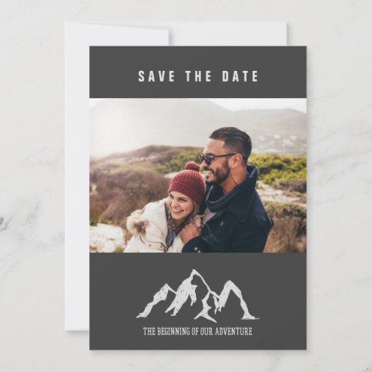 我々の冒険の始まりは日付を除いて 招待状 (裏面)