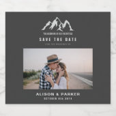 我々の冒険の始まりは日付を除く スパークリングワインラベル (シングルラベル)