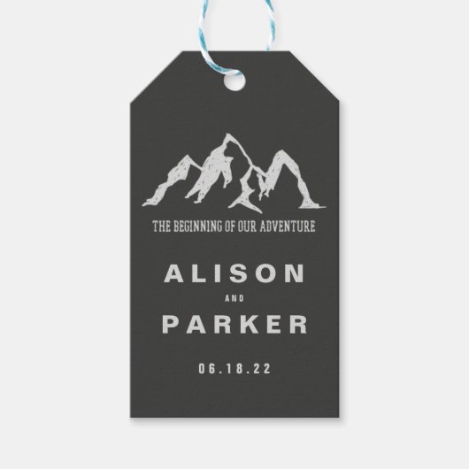 我々の冒険の始結婚まり ギフトタグ (正面)