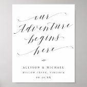 我々の冒険はスクリプトの結婚サインから始まる ポスター (正面)