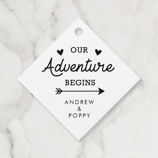 我々の冒険はハートと矢印から始まる フェイバータグ (正面)