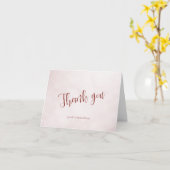 我々の冒険はマルーンの書道感謝していを始める カード (黄色い花)