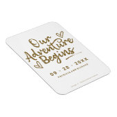 我々の冒険は写真ではない日付を保存し始める マグネット (右側)