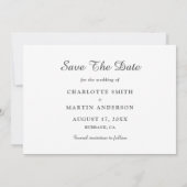 我々の冒険は写真を保存する日付カード セーブザデート (裏面)