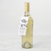 我々の冒険は屋外の結婚式を始める日付を保存 ボトルネックタグ (アングル)