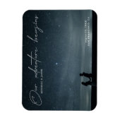 我々の冒険は日付写真を保存し始める マグネット (縦)